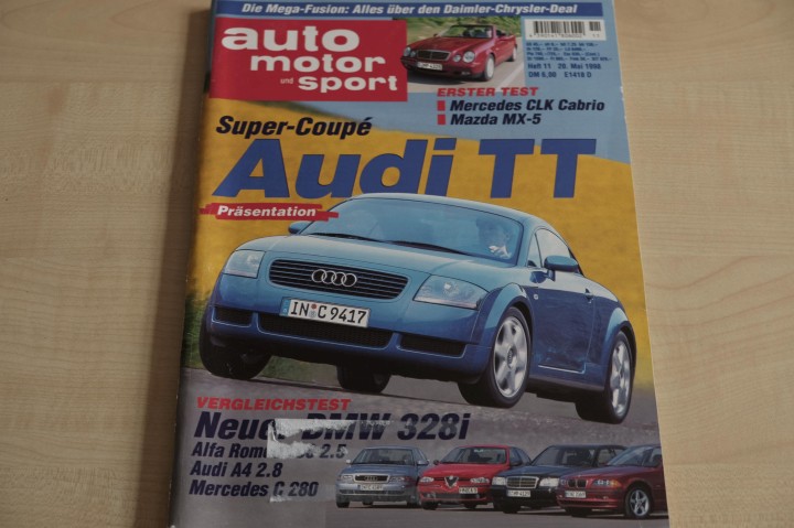 Deckblatt Auto Motor und Sport (11/1998)